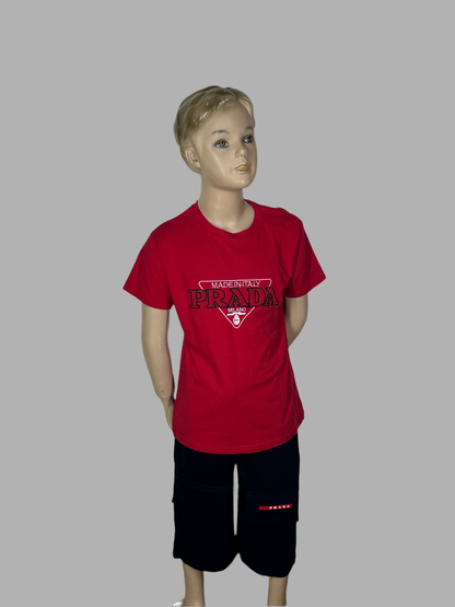 Boys' summer set with T-shirt and shorts